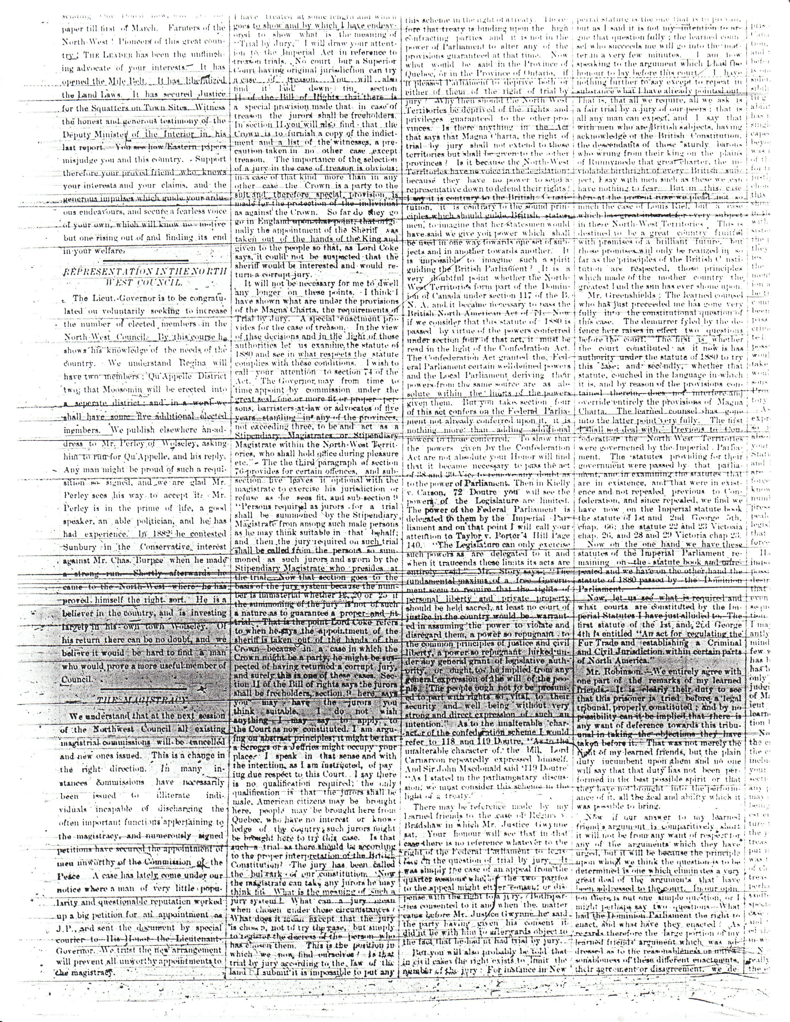 July 30th 1885 Queen vs Riel b