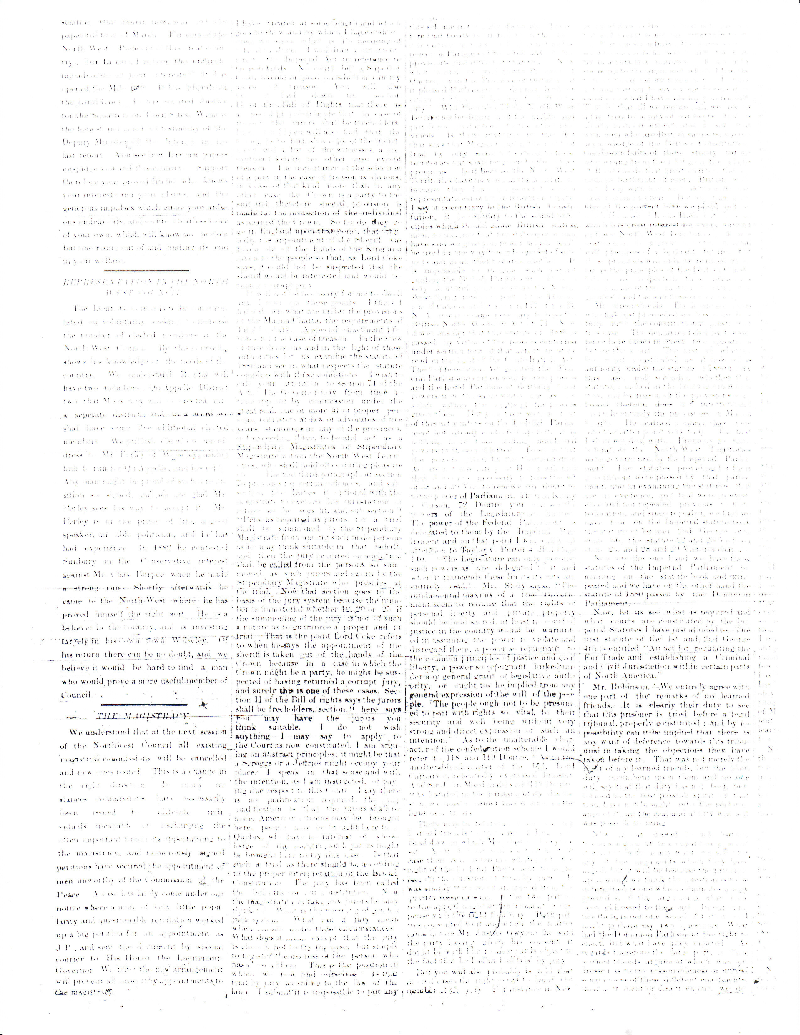 July 30th 1885 The Riel Trial b